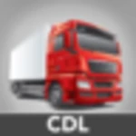 cdl test prep: practice tests android application logo